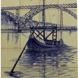 Painel ponte e barco