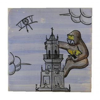 Azulejo King Kong nos Clérigos